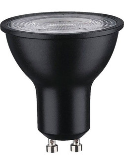 ΛΑΜΠΤΗΡΑΣ LED GU10 7W 4000K 560lm 38 ΜΑΥΡΟ VIVALUX