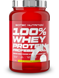 Scitec Nutrition 100% Whey Professional Lemon Cheesecake Πρωτεΐνη Ορού Γάλακτος Γράμμωσης Χωρίς Γλουτένη 920gr