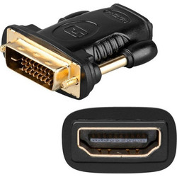 Μετατροπέας DVI-D male σε HDMI female HDMI/F-DVI24+1(5)/M, Black - 17139