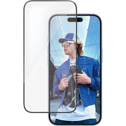 ObaStyle Tempered Glass 3D for iPhone 16 black frame