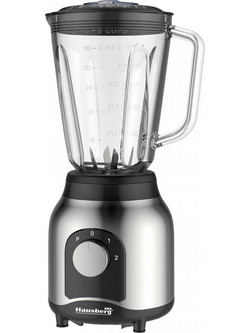 Hausberg HB-7762 Μπλέντερ με Γυάλινη Κανάτα 1.5lt 600W