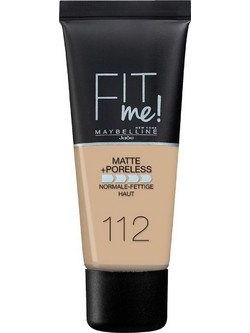 Maybelline Fit Me Matte & Poreless 112 Soft Beige Liquid Foundation 30ml