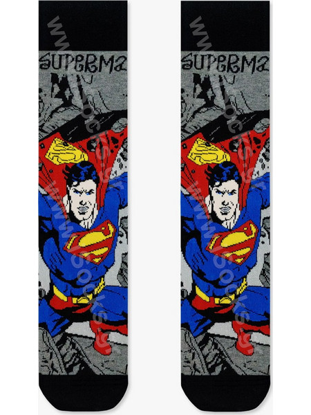Κάλτσα Βαμβακερή με Σχέδια Superman DC