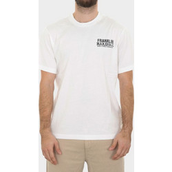 T-shirt Franklin & Marshall JM3288.000.1012P01.011 Λευκό