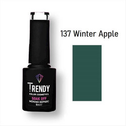 Trendy Soak Off 137 Winter Apple Ημιμόνιμο Βερνίκι Νυχιών 6ml