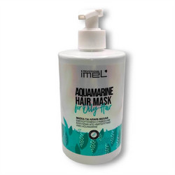 Imel Aquamarine Oily Μάσκα Μαλλιών για Επανόρθωση για Λιπαρά Μαλλιά 500ml