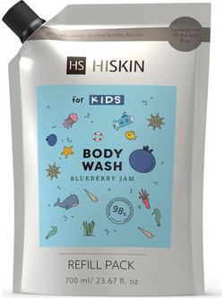 HiSkin Blueberry Jam Kids Refill Παιδικό Αφρόλουτρο σε Gel 700ml