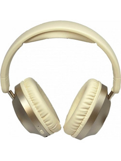SonicGear Airphone Dnc 3000 Ασύρματα Bluetooth Ακουστικά Over Ear Champagne