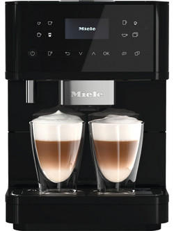 Miele CM 6160 MilkPerfection Black Αυτόματη Μηχανή Espresso 1450W 15bar