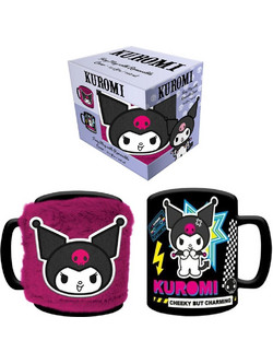 Sanrio - Kuromi Χνουδωτή Κεραμική Κούπα (440ml)