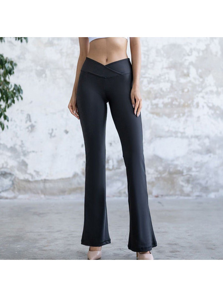 Lismina Ve Waist Spanish Γυναικείο Κολάν Μαύρο 438