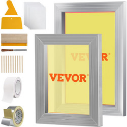 VEVOR Screen Printing Kit Μεταξοτυπία Κουφώματα Μεταξοτυπίας 8x10/10x14in 110 Mesh 2τμχ