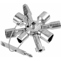 Knipex 001101 - Twinkey Κλειδί Για Ντουλάπες Κεντρικών Εγκαταστάσεων