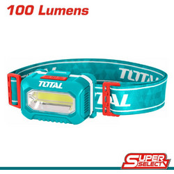 Total THL013AAA5 Φακός Κεφαλής Εργασίας Μπαταρίας Αδιάβροχος IPX4 100lm