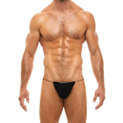 Ανδρικό Antibacterial G-String Modus Vivendi 15616_black Μαύρο