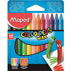 Maped Color'Peps Κηρομπογιές Σετ 12τμχ