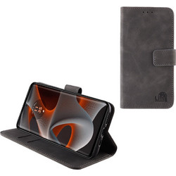 Lime Essential Wallet Θήκη Γκρι (Motorola Moto Edge 50 Pro XT2403-2)