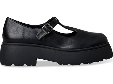 ENVIE SHOES E02-20802 CHUNKY BALLERINAS Μπαλαρίνα Black