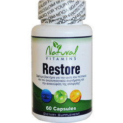Natural Vitamins Restore Προβιοτικά 60 Κάψουλες