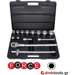Force 6141b-5 Εξάγωνα Σετ Καρυδάκια 3/4"