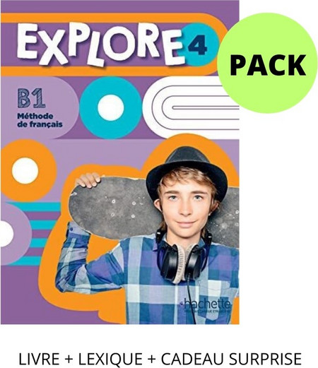 EXPLORE 4 PACK (LIVRE + LEXIQUE + CADEAU SURPRISE)