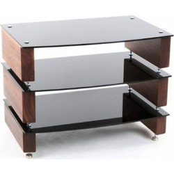 Custom Design Custom Design Milan 6 Hi-Fi 3 Walnut With Black Glass 15746