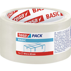 TESA ΤΑΙΝΙΑ ΣΥΣΚΕΥΑΣΙΑΣ ΔΙΑΦΑΝΗ 50 m x 48 mm BASIC 58572-00000-00
