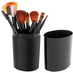 UpLac Professional Brush Set 12 pcs Black Plastic Case