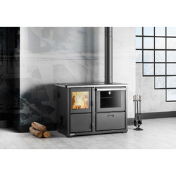 Teba TK-22 Plus Ατσάλινη Ξυλόσομπα Καλοριφέρ με Φούρνο 16.5kW