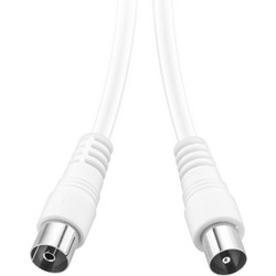 GoGen Καλώδιο Κεραίας Coax Male to Coax Female 5m White