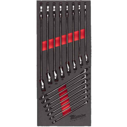 Milwaukee Set Γερμανοπολύγωνα maxbite 15τμχ σε ένθετο αφρού 4932479827