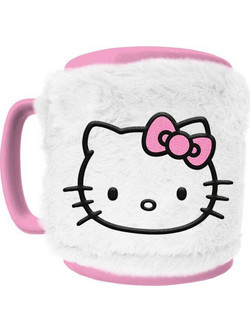 Hello Kitty Mug with teddy bear cover 440ml