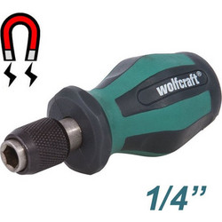 WOLFCRAFT 1239000 Κατσαβίδι mini με μαγνητική εξάγωνη υποδοχή 1/4"