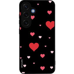 Sonique Heart Series Back Cover Black (Samsung Galaxy S25)