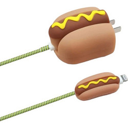 Προστατευτικό Καλωδιόυ & Πρίζας 20W -Hot Dog - Πολύχρωμο