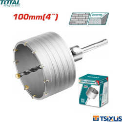 Ποτηροτρύπανο Μπετού TOTAL 100mm SDS-PLUS - (TAC431001)