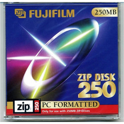 Fujifilm ZIP DISK 250MB PC-Formatted