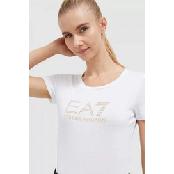 EA7 ARMANI T-SHIRT ΜΠΛΟΥΖΑ ΓΥΝΑΙΚΕΙΑ EVOLUTION - ΛΕΥΚΟ - 8NTT67TJDQZ