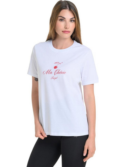 Target Γυναικεία κοντομάνικη μπλούζα Single Jersey ''Cherry'' S25-65200-01