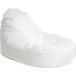 Πουφ Πολυθρόνα Marocco 01-00-1055 Αδιάβροχο 123x75cm White
