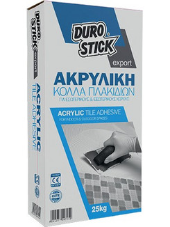 Export Acrylic κόλλα πλακιδίων Durostick 25 Kg
