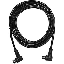 Adeleq Καλώδιο Κεραίας Coax Male to Coax Female 3m Black 9-0321
