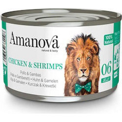 Amanova Adult 06 with Chicken & Shrimps in Jelly 70gr
