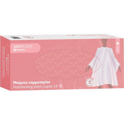 Μπέρτες κομμωτηρίου Soft Care PE - Διαφανείς 130 cm x 90 cm (40τεμ)