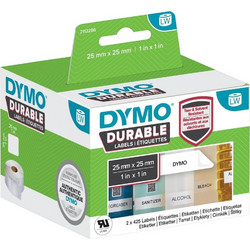 Αυτοκόλλητες Ετικέτες Dymo Durable 25 x 25 mm White 1933083