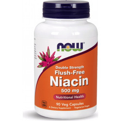 Now Foods Flush-Free Niacin 500mg 90 Κάψουλες