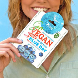 7Days Govegan Blue Day Sheet Μάσκα Προσώπου για Καταπράυνση 25gr