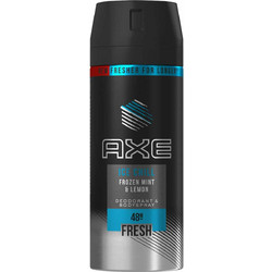 AXE Ice Chill Frozen Mint & Lemon Ανδρικό Αποσμητικό Spray 48h Χωρίς Αλουμίνιο 150ml