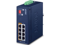 Planet IPOE-470-12V Unmanaged L2 Switch με 4 Θύρες Ethernet 1000Mbps και 4 SFP θύρες
