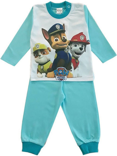 Πιτζαμάκι Μακρυμάνικο Paw Patrol Beboulino Green 80208660002
